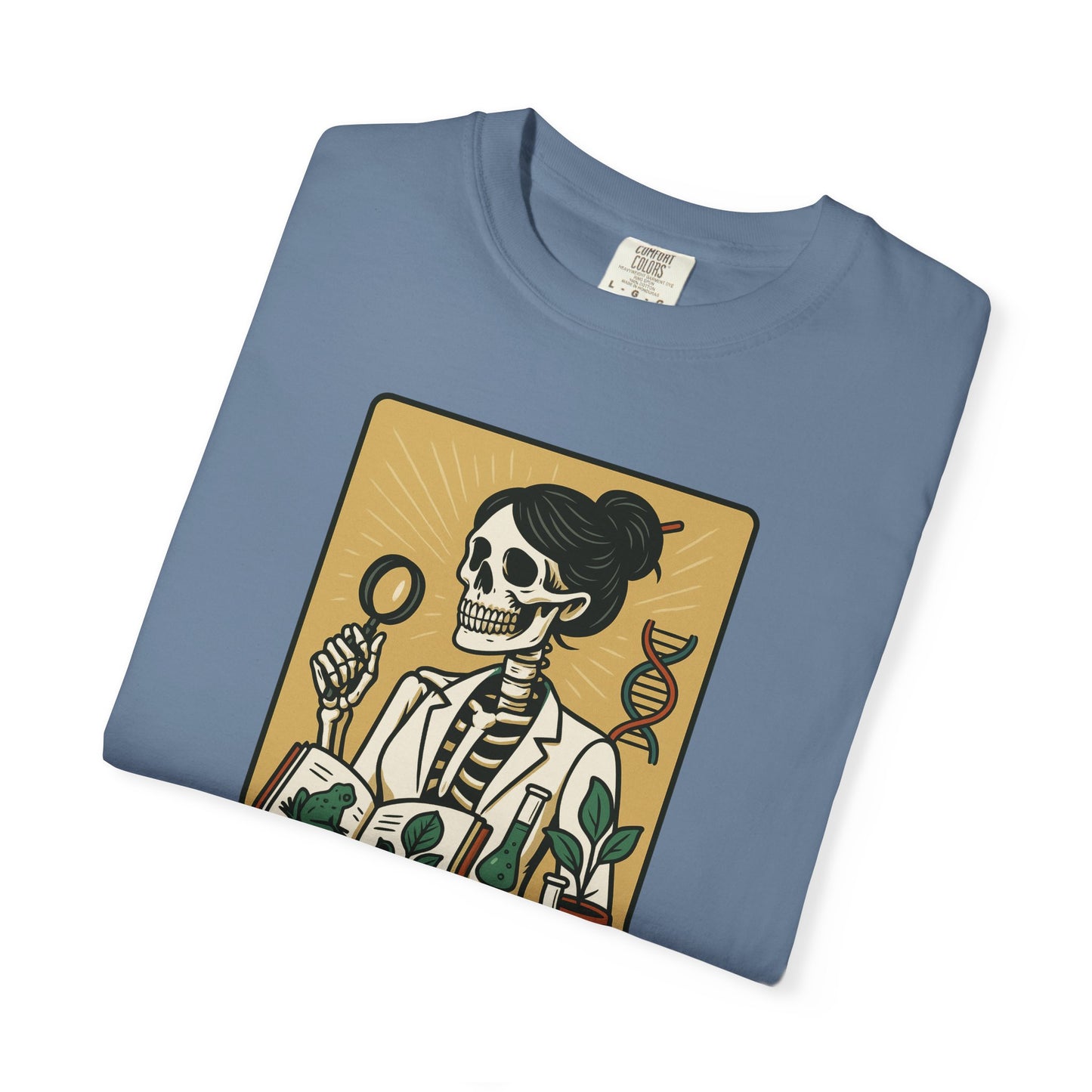 The Biology Teacher Shirt Comfort Colors® Skeleton Science, Funny Halloween Gift for Botanists and Science Lovers, back to school gift