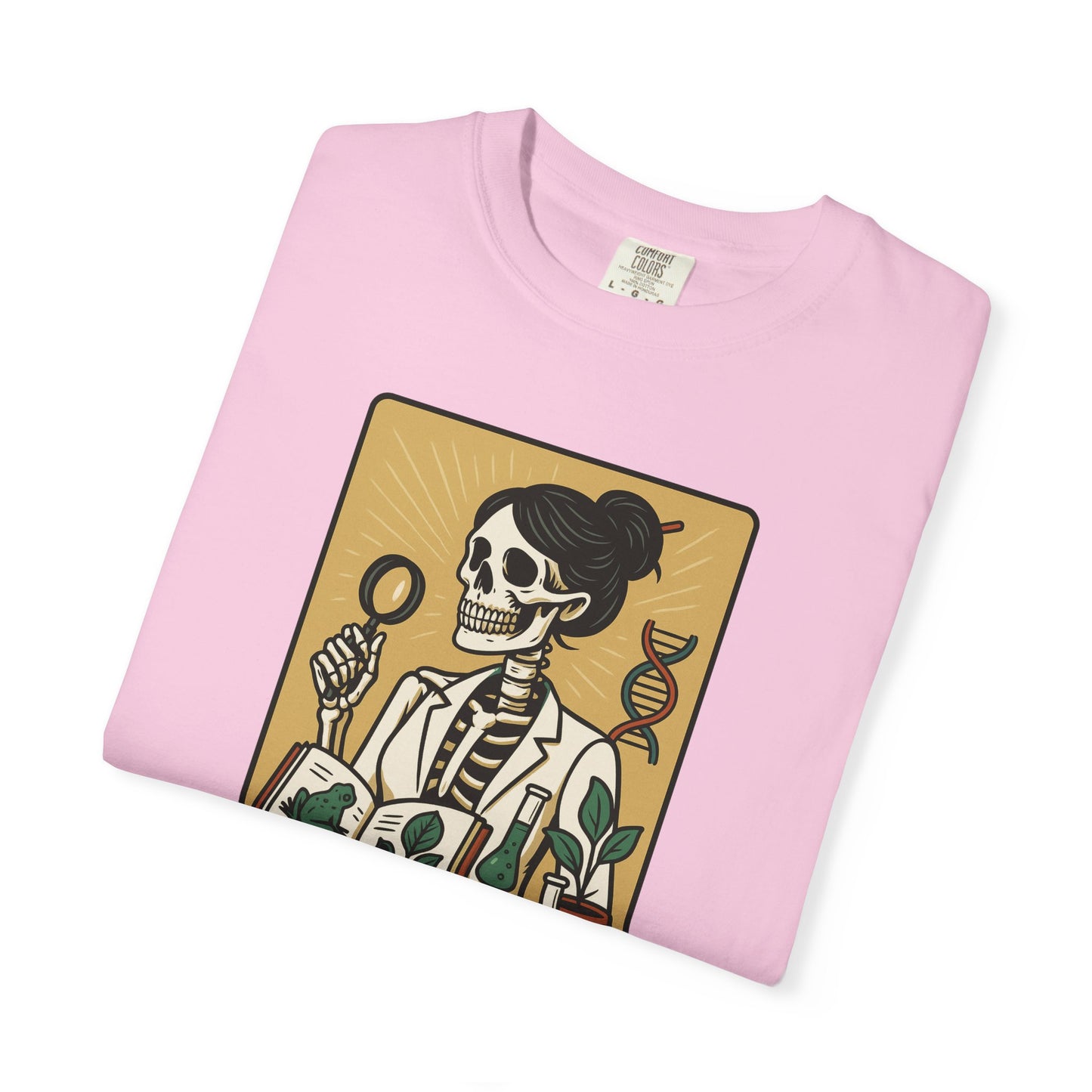 The Biology Teacher Shirt Comfort Colors® Skeleton Science, Funny Halloween Gift for Botanists and Science Lovers, back to school gift