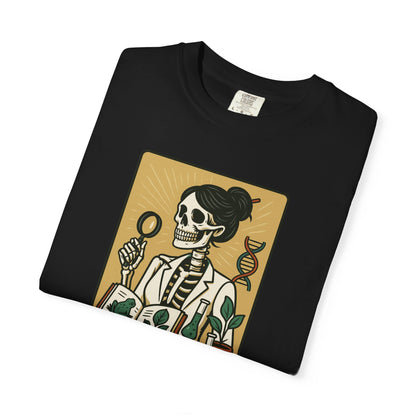 The Biology Teacher Shirt Comfort Colors® Skeleton Science, Funny Halloween Gift for Botanists and Science Lovers, back to school gift