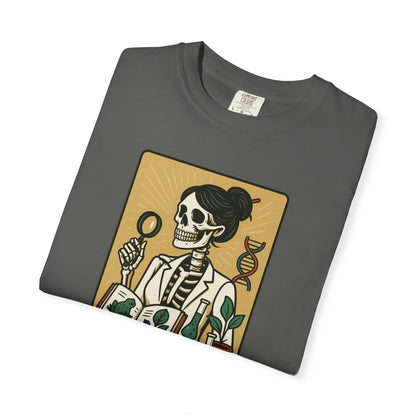 The Biology Teacher Shirt Comfort Colors® Skeleton Science, Funny Halloween Gift for Botanists and Science Lovers, back to school gift
